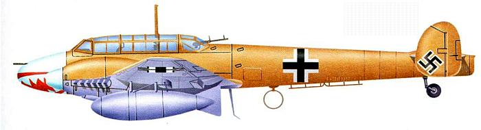 ������ ���������� ����������� Bf-110 (Me-110)